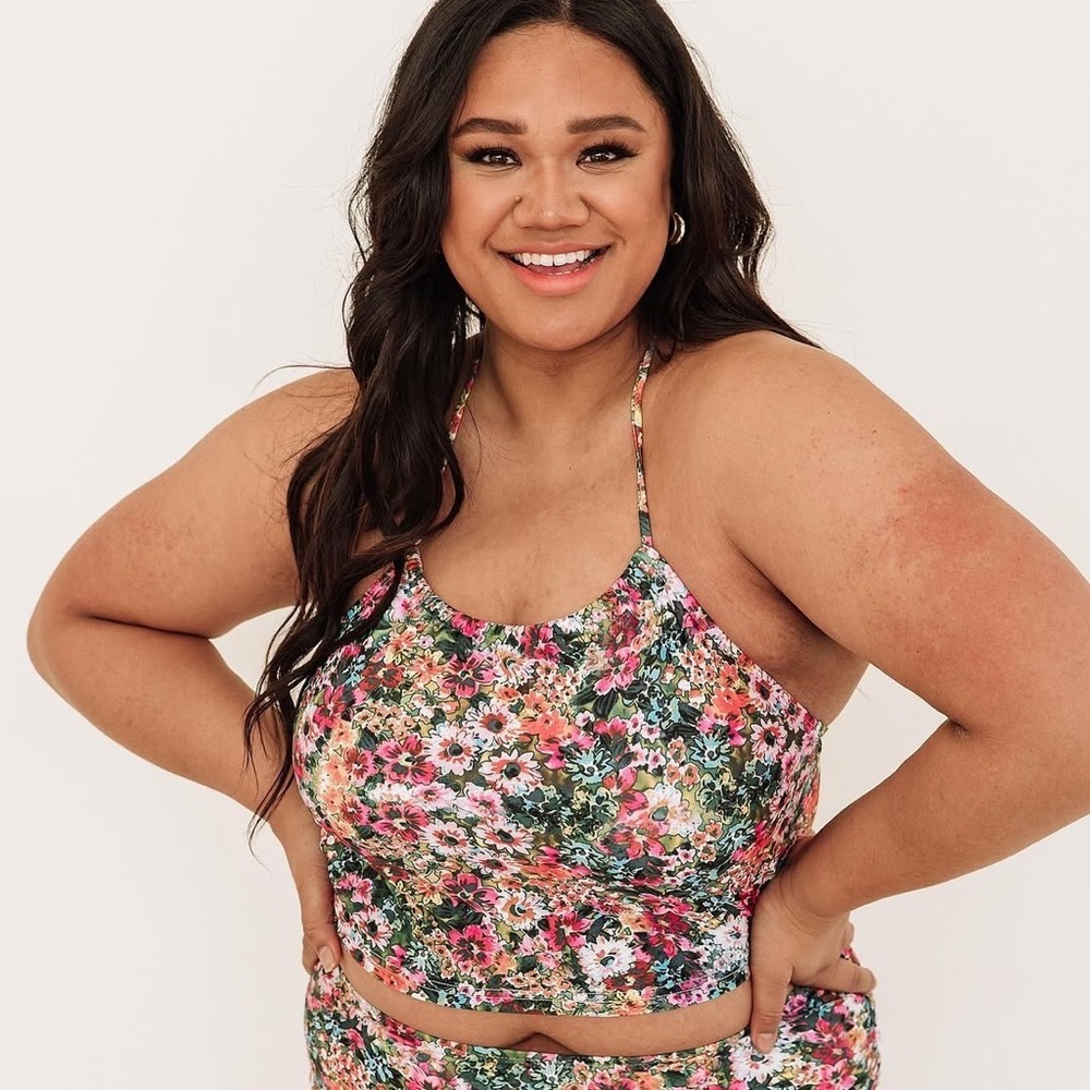 Lime Ricki Halter Swimsuit Top